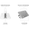 DIGITUS Support vertical pour ordinateur portable