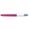 BIC Stylo  bille rtractable 4 Colours Gradient, assorti