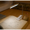 KLEIBER Mini Lampe  pince LED,  piles, blanc