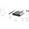 LogiLink Cble adaptateur USB 3.2 Gen 1, gris/noir