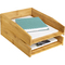 CEP Set de corbeilles  courrier Silva, A4, en bambou