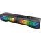 LogiLink Barre de son lumineuse mobile, noir