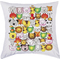 KNORR prandell Set de dessin sur housse de coussin "Animals"