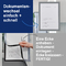 magnetoplan Cadre d'affichage magnetofix, A4, gris