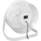 LogiLink Ventilateur de bureau USB, 40 dB, blanc