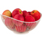 APS Corbeille  pain et  fruits SVART, ovale, blanc