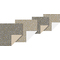 HEYDA Set de feuilles de papier  plier "Sapin stone"