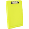 Lufer Porte-bloc  pince Safety, avec compartiment, jaune