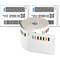 DYMO Etiquettes de rotation de stock LabelWriter, blanc