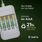 VARTA Chargeur ECO Charger Pro Recycled, avec 4x Micro AAA