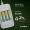 VARTA Chargeur ECO Charger Pro Recycled, avec 4x Micro AA