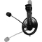 LogiLink Casque audio stro avec commande , 1x USB-A, noir