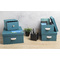 EXACOMPTA Lot de 3 botes gigogne Office by Me, bleu canard