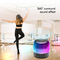 LogiLink Enceinte Bluetooth avec lumires festives, noir