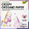 folia Feuille  plier Crispy Origami Paper, gaufrage points