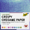 folia Feuille  plier Crispy Origami Paper, gaufrage points