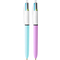 BIC Stylo  bille 4 Colours Fun, prsentoir de 40