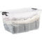 plast team Bote de rangement HOME BOX, 30 L, transparent