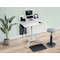 LEITZ Bureau assis-debout Ergo, avec roulettes, blanc