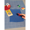 KLEIBER Tapis de coupe, A2, pliable, bleu