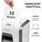 Fellowes Destructeur de documents Powershred 15C, blanc