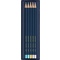 CARAN D'ACHE Crayons de couleur COSMIC BLUE, 10 pices