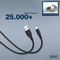 DIGITUS Cble silicone, USB-A - Lightning, 0,5 m