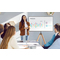 Bi-Office Support TV, jusqu' 140 cm (55"), trpied