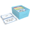 Oxford Bote  fiches "Flashbox", non quip, bleu pastel