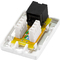 LogiLink Prise RJ45 cat. 6A avec botier en saillie, 1x RJ45