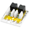 LogiLink Prise RJ45 cat. 6A avec botier en saillie, 2x RJ45