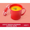 Sistema Bote pour micro-ondes MEDIUM SOUP MUG, 650ml, rouge