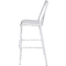 PAPERFLOW Chaise de bar d'extrieur ARTY, set de 2, blanc