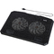 hama Notebook-Khler "Black Metal", 2 Lfter, schwarz