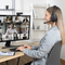 hama Stereo Headset "HS-USB300 V2", mit Mikrofon, schwarz