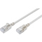 DIGITUS Slim Patchkabel, Kat. 6A, F/FTP, grau, 0,3 m