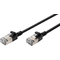 DIGITUS Slim Patchkabel, Kat. 6A, F/FTP, grau, 0,3 m