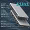 DIGITUS Station d'accueil USB-C, 11 ports, gris/noir