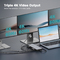 DIGITUS Station d'accueil USB-C, 13 ports, gris/noir
