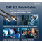 DIGITUS Cble de brassage, cat. 8.1, S/FTP, 0,5 m, noir