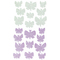 folia Sticker paillet en caoutchouc mousse BUTTERFLIES