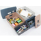 kangaro Bote de rangement, PP, 5 litres, gris