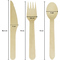 kangaro Couverts jetables, en bois, 200 pièces
