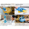 HYGOSTAR Gant en nitrile Rapid-On, XL, non poudr, bleu