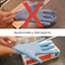 HYGOSTAR Gant en nitrile Rapid-On, XL, non poudr, bleu