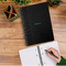 RHODIA Cahier  spirale GREENPAD, A5+, quadrill, noir