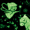 HEYDA Ruban adhsif dcoratif Glow in the dark, prsentoir