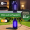 CLATRONIC Lampe anti-insectes ISL 3823, noir