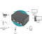 DIGITUS Commutateur KVM, 2 ports, Dual Display, DisplayPort