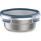 emsa Bote de conservation CLIP & CLOSE STEEL, 0,7 L, bleu